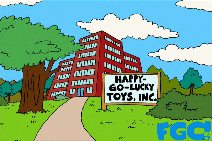 Happy Go Lucky Toys on Family Guy