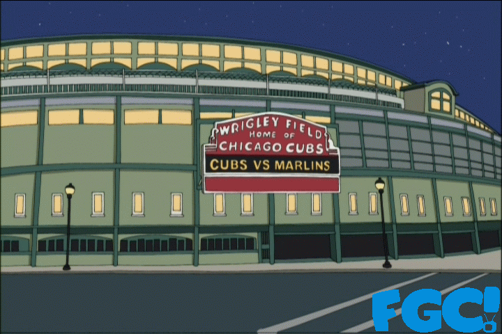 Wrigley Field in Chicago on Family Guy as seen on Family Guy